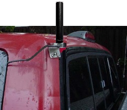 COMPACtenna Installation NMO L-Bracket on Corner Pickup Truck Cab