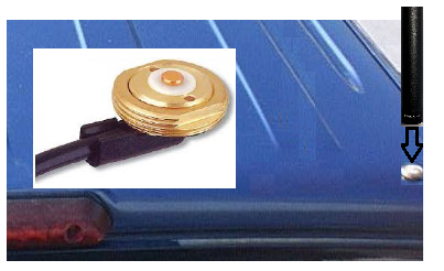 COMPACtenna Installation NMO - Thru-Hole Mount