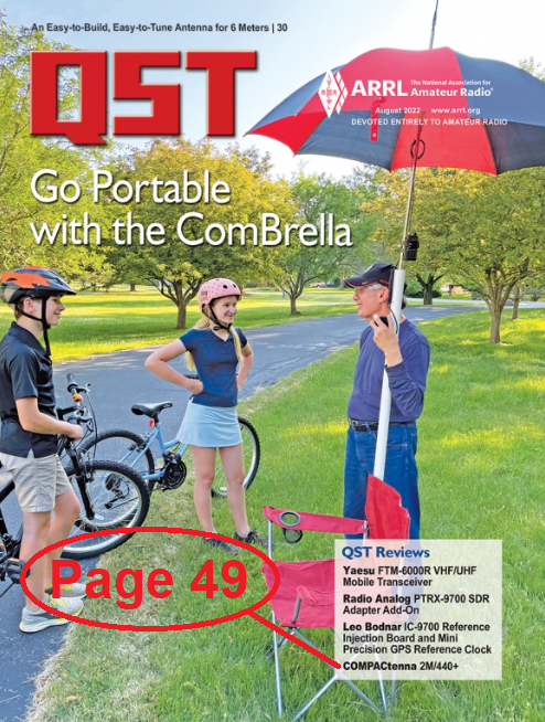 COMPACtenna QST August 2022 Review
