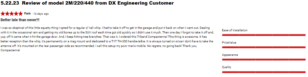 COMPACtenna REVIEW 2M,220,440 on DXE - 5.22.23